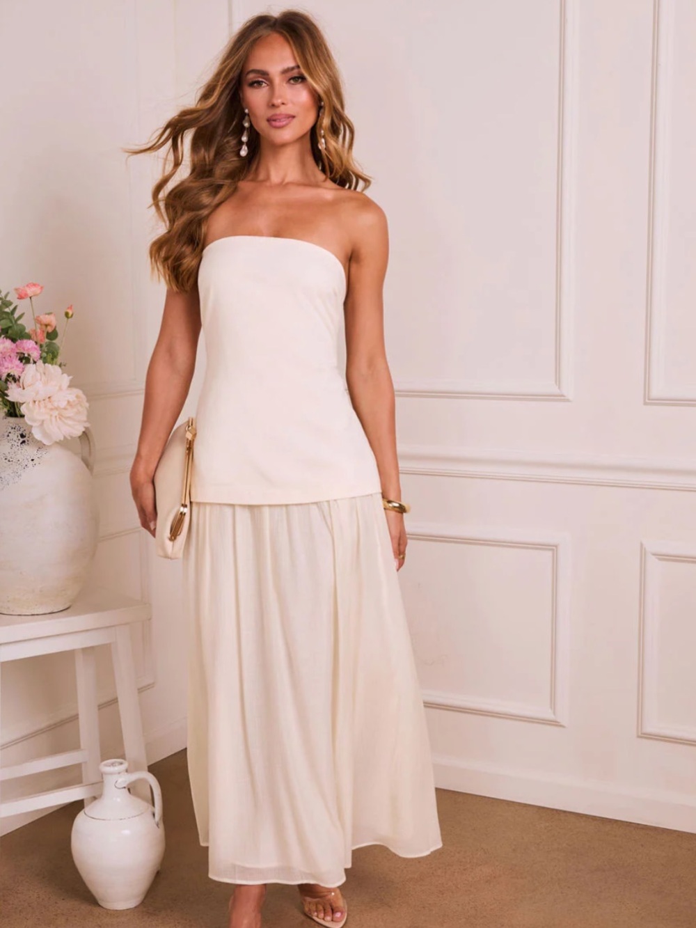 VICI, Moon River Chic Archive Two Piece Maxi Dress